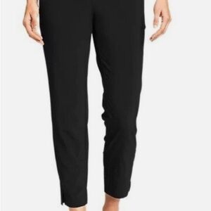 Eddie Bauer Traveler Ankle Pants Women’s Sz XL Pull On Lightweight Pockets UPF